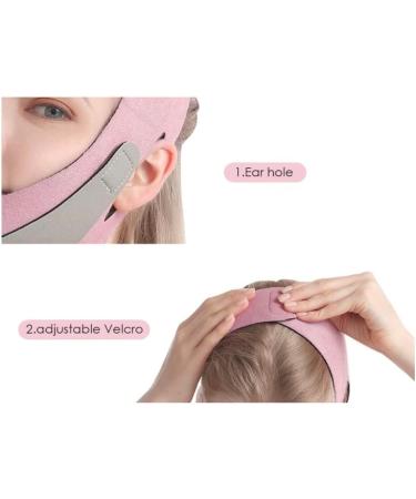 VINIFREDY Slimming Mask V Face Cheek Lift Up Breathable Mask Band Face Thin Mask Reduce Double Chin V-Line Shaping Bandage Anti Wrinkle Face Bandage - Buy Online on GoSupps.com