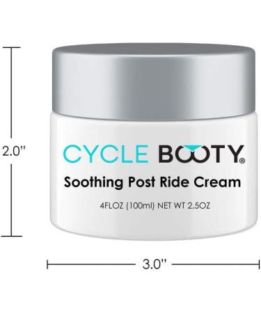 Cycle Booty Soothing Cream 4fl oz - Relieves Chafing & Saddle Sores, Soothes Irritated Skin - Buy Online on GoSupps.com