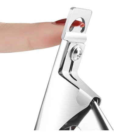 False Nail Tip Clipper Cutter Trimmer - Pink Acrylic Nail Tips Edge Cutter Tool - Buy Online on GoSupps.com
