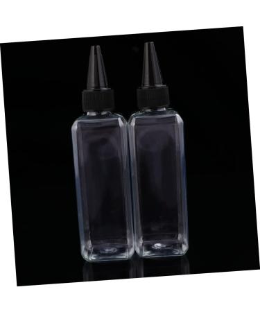 DOITOOL 15pi ces Bouteille De Teinture Capillaire Carr e Plastique Transparent Avec Goulot Pour Coloration Cheveux Flacon De Coloration Cheveux - Buy Online on GoSupps.com