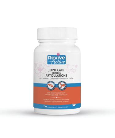 Revive Active Joint Care Tablets for Dogs and Cats 120ct Relieves Inflammation Promotes Optimal Growth and Development Joint Mobility and Good Health. Tablets 120ct