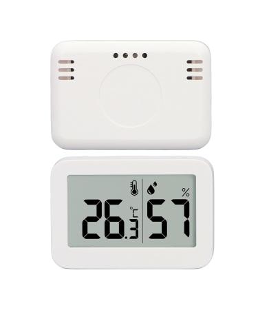 Buy Thermometer Hygrometer with LCD Display | Real-Time Temperature & Humidity Monitor | -9.9 to 60 Range | Mini Measuring Device for Home & Office - Buy Online on GoSupps.com