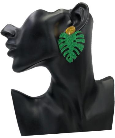 Healeved 2pairs Leaf Eardrop Earrings for Women Unique Rainbow Jewelry for Daily Wear and Parties Lightweight Design for Stylish Looks - Buy Online on GoSupps.com