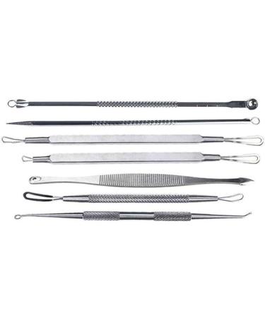 HAPINARY 14 Pcs Extractor Tools Blackhead Extractor Blackhead Removal Tool Comedone Extractor Silver - Buy Online on GoSupps.com