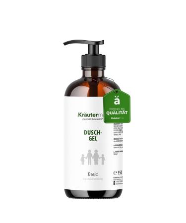 Herbal Max Basic shower gel in dispenser shower gel PH neutral for the whole family 1 x 950 ml