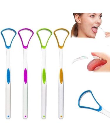 Silicone Tongue Scraper & Brush - Food Grade Effective Bad Breath Care | R9j0 - Buy Online on GoSupps.com