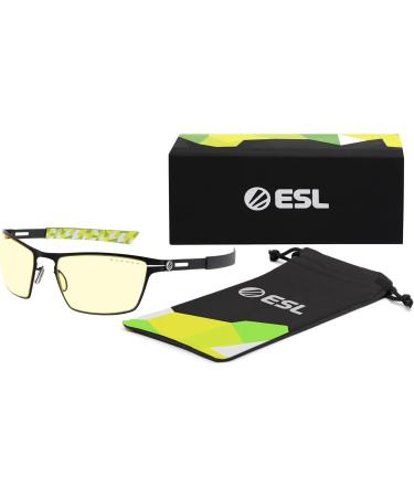 Gunnar ESL Blade Gaming Glasses - Blue Light Filter UV Protection Amber Lens (65% Blue Light Protection) - Premium Onyx Design for Enhanced Visual Comfort - Buy Online on GoSupps.com