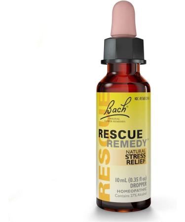 Bach Rescue Remedy 10ml - Natural Stress Relief Formula - Buy Online on GoSupps.com