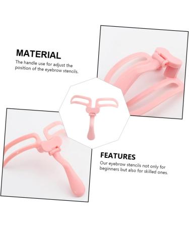 DRESSOOS Eyebrow Tools Mold Reusable Eyebrow Girls Makeup Gadgets Beauty Supplies Eyebrow Trimming - Buy Online on GoSupps.com