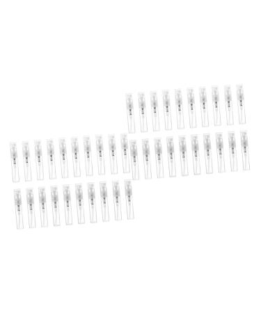 Angoily 40 Pcs Perfume Bottle Perfume Spray Empty Vial Small Perfume Spray Vial Perfume Spray Refillable Vial Perfume Empty Sample Bottle Portable Travel Glass Bottle Plastic Nozzle 0.1 Ounces As Shownx2pcs