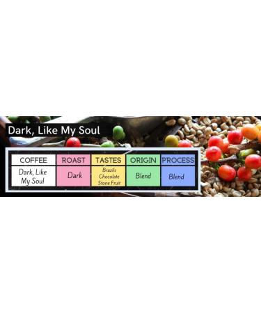 Coffee In My Face - Dark Like My Soul | Freshly Coarse Ground Coffee For Cafetieres/French Press | Dark Roast | 100% Arabica Coffee Blend - 200g. - Buy Online on GoSupps.com