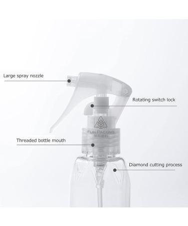 Yousiliang Travel Size Spray Bottle - Clear Plastic Spray Bottle 200ml Refillable Reusable Empty Misting Liquid Container for Travel - Buy Online on GoSupps.com