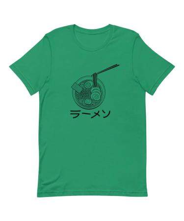 Novelty Japan Udon Noodle Hot Broth Foods Nigiri Enthusiast Humorous Fishing Kelly Medium M Kelly