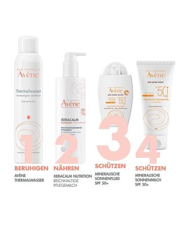 Av ne Mineral Sun Fluid SPF 50+ Untinted - Best Broad Spectrum Sunscreen for All Skin Types | Shop Internationally - Buy Online on GoSupps.com