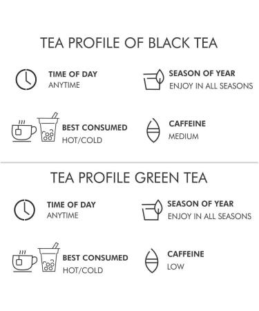 Octavius | Assorted Tea Bag Sampler Gift Set - 8 Tea Flavors | 192 Counts - Black & Green Tea | Tea Sampler Pack | Tea Set Gift | Pack of 6 Black & Green Tea - 32TB (Pack of 6) - Buy Online on GoSupps.com