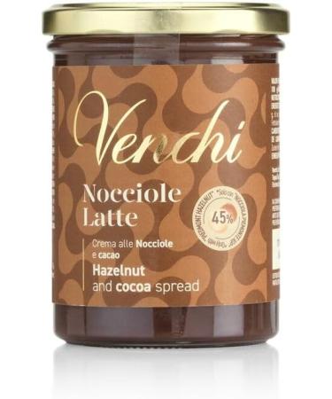 Venchi - Piedmont Milk and Hazelnut Spread PGI (45%) 450g - Gluten Free - Buy Online on GoSupps.com