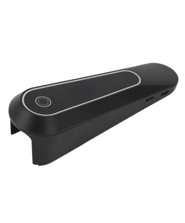 Saluaqui Quick Drying Cordless Handheld Nail Dryer Portable Mini UV Nail Lamp LED UV Ultraviolet Phone Glue Curing Lamp for Gel Nail Polish with Handheld Design (Black)