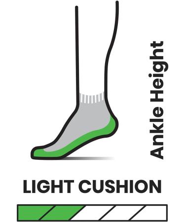 Smartwool Outdoor Advanced Light Mini Sock - Medium Gray, Large Size - Buy Online on GoSupps.com