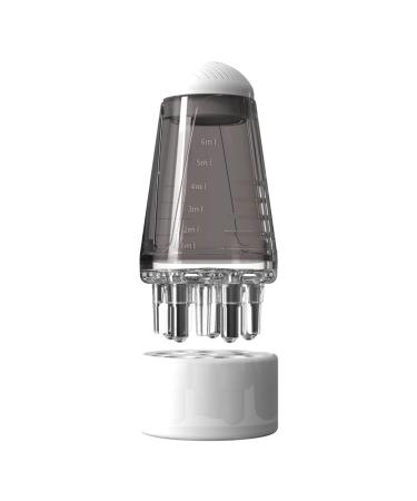 Hair Oil Applicator Bottle Scalp Applicator Comb Hair Scalp Applicator Ball Root Comb applicator Bottle Scalp Massager for Hair Growth Mini Hair Raising Solid Hair Massage Tool(Grey)