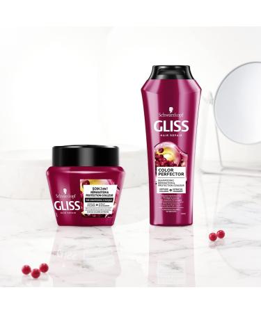  Gliss GLISS Schwarzkopf - 2-in-1 Color Repair & Protection Mask - Pre-Shampoo and Mask - Hair Care - Colored and Highlighted Hair - 300ml - Buy Online on GoSupps.com