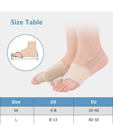 DOACT Bunion Corrector with Silicone Gel for Hallux Valgus Pain Relief - Orthopedic Toe Separator for Men and Women - Posture Corrector for Day and Night (Medium) - Buy Online on GoSupps.com