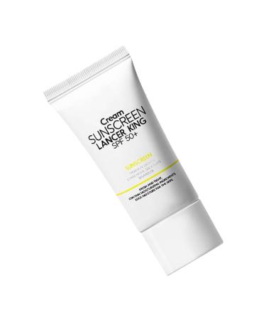 SPF 50 Sunscreen Lotion  Safe Ingredients Nourishing Face Sunscreen Cream Avoid Airless UV Protection Anti Aging Lightweight Texture For Daily Use