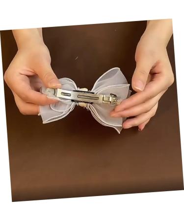 minkissy Accessories Fabric Butterfly Hair Clip Bowknot Barrette Hair Bows for womens hair accessories black bows womens hair clips women hair clips white s woman South Korea Hair - Buy Online on GoSupps.com