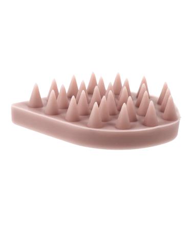 minkissy 1 x Bath Brush Pink Shampoo Comb Body 8.5x7cm Rose