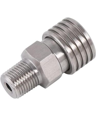 HMKUGO Male Thread to 8MM Female Quick-Disconnect Stainless Steel Adapter w/ O-Ring for PCP Paintball Charging - Buy Online on GoSupps.com