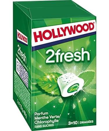 Hollywood - 2Fresh Green Mint Chlorophyll Sugar-Free Sugar-Free 66G - Pack of 4 - Buy Online on GoSupps.com