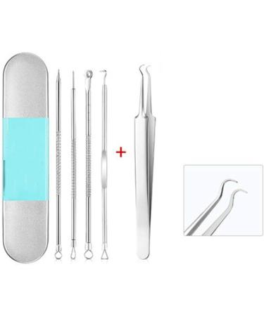 5 Pieces of Stainless Steel Blackhead Wrinkle Removal Clip Blackhead Acne Extractor Stainless Steel Beauty Tool for Female Girls B - Buy Online on GoSupps.com