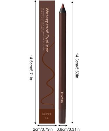  Dubbulon Eyeliner Pencil | 2-in-1 Long-Lasting Sharpener Eyeliner Pen Durable for Eyebrows Sharpenable Ideal for Everyday Use and Travel - Buy Online on GoSupps.com