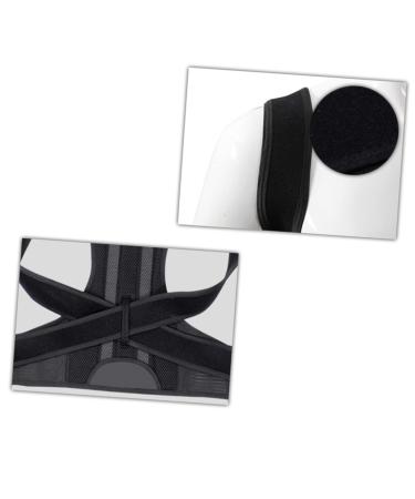 Buy Healeved Back Posture Brace | Hunchback Support Belt for Improved Posture - Adjustable Shoulder Strap - 31x26.5CM Black | International Shipping - Buy Online on GoSupps.com