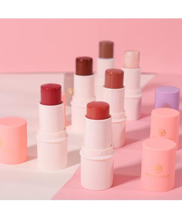 YOUNG VISION Blush Stick PuttyCream Makeup Multi-Use Lip & Cheek Tint 8054-02 - Lightweight Matte Finish, Easy to Blend | 1PCS-2ROSE - Buy Online on GoSupps.com