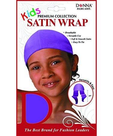 Donna Kids Satin Wrap Purple 11201