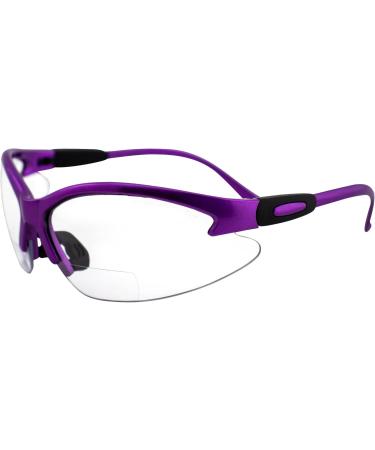 Shop Birdz Eyewear Flamingo Women s Safety Glasses - Bifocal Readers with 2.5x Magnification & Purple Frame - International Shipping Available - Buy Online on GoSupps.com