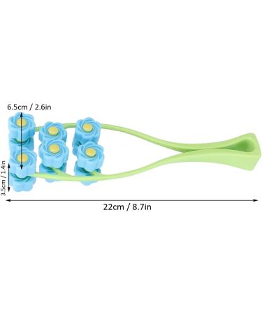 Buy Blue Letter Shaped Flower Type Massage Roller | Face Massager - International Shipping Available - Buy Online on GoSupps.com