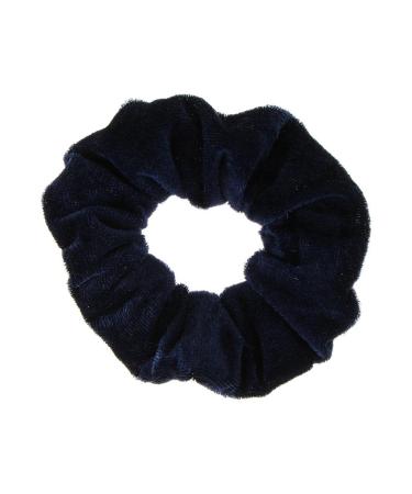 Fenteer 5 Velvet Scrunchies - Elastic Hair Ties & Ponytail Holders for Women in Navy Blue | Trendy Hair Accessories - Buy Online on GoSupps.com