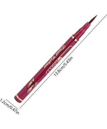 Eye Liquid Liner | Waterproof Pencil for Long-Wear Eye Makeup - Fast-dry Smooth Eye Makeup for Women Daily Work Leisure Outgoing Vacation Frifer Wingtail Eyeliner_12# - Buy Online on GoSupps.com