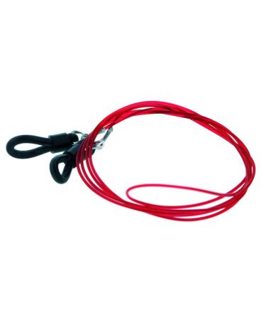 Paule & Knopf Stylish glasses cord made of silicone in various colors Red