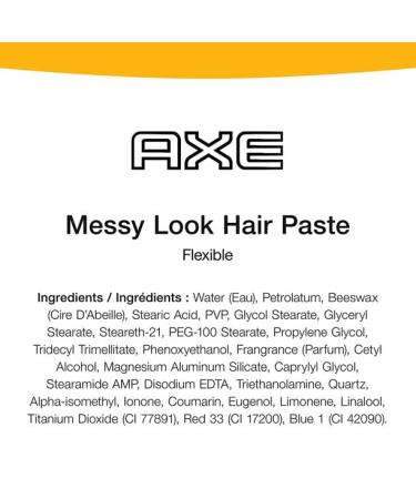AXE Hair Paste - Messy Look - 2.64 oz - 2 Pack Unscented - 5.28 oz Total - Buy Online on GoSupps.com