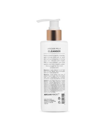 Argan Magic Hydrating Argan Milk Cleanser | Gentle Oil & Dirt Removal | Paraben & Cruelty Free | Made in USA (8 Fl Oz - Buy Online on GoSupps.com