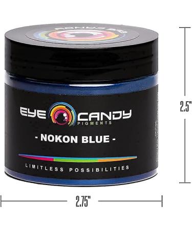 Eye Candy Premium Mica Powder Pigment Nokon Blue 50g - Versatile DIY Arts and Crafts Additive for Woodworking, Epoxy, Resin, Paint, Nail Polish, Lip Balm - Buy Online on GoSupps.com
