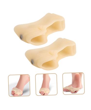 Healeved Magnetic Toe Splitter & Protector for Big Toe - 1 Pair | Orthotic Separator and Stretcher with Magnets | Toe Brace for Feet Alignment - Buy Online on GoSupps.com