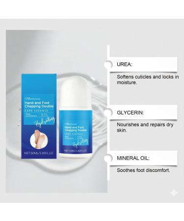  HNYXEQJL Set of 6 Urea Foot Creams - Repair of Cracked Heels - Moisturizing Essence for Hands and Feet - Callus Remover - Removes Hard Skin - Essence for Cracked Heels - Buy Online on GoSupps.com