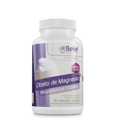 Magnesium Citrate/Citrato de Magnesio Capsules by Betel Natural - Easy Laxative Capsules - 350 mg per Serving