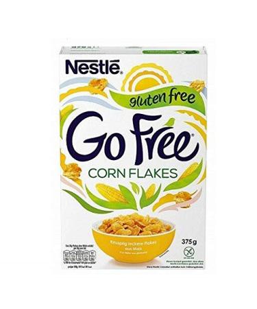 Nestl GO FREE Corn Flakes glutenfree corn flakes cereal milk & yogurt 375 g