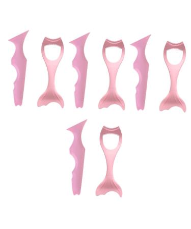 FOMIYES 8 Pcs Eyeliner Lash Kit Silicone Mold Kit Silicone Eyebrow Stencil Makeup Supplies Magnetic Cream