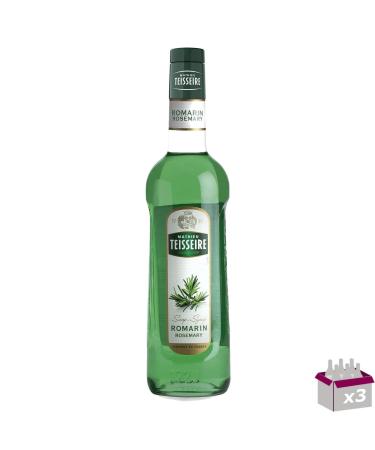 Set of 3 Teisseire Rosemary Syrup 70 cl