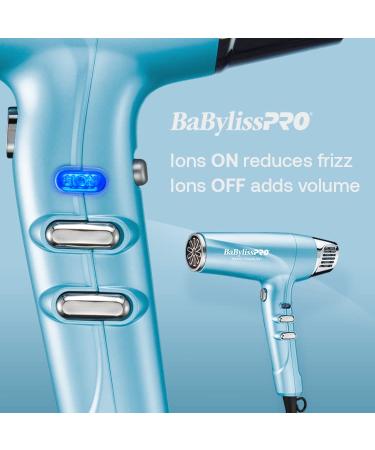Buy BaBylissPRO Nano Titanium Hair Dryer - 2000W Professional Ionic Blow Dryer for Faster Frizz-Free Results | Global Shipping Available - Buy Online on GoSupps.com